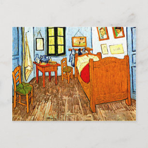 Van Gogh - Cartão postal Vintage do quarto de Vinc