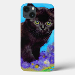 Van Gogh Cat e Flores