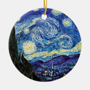 Van Gogh - Enfeites de natal da Noite Estrelada