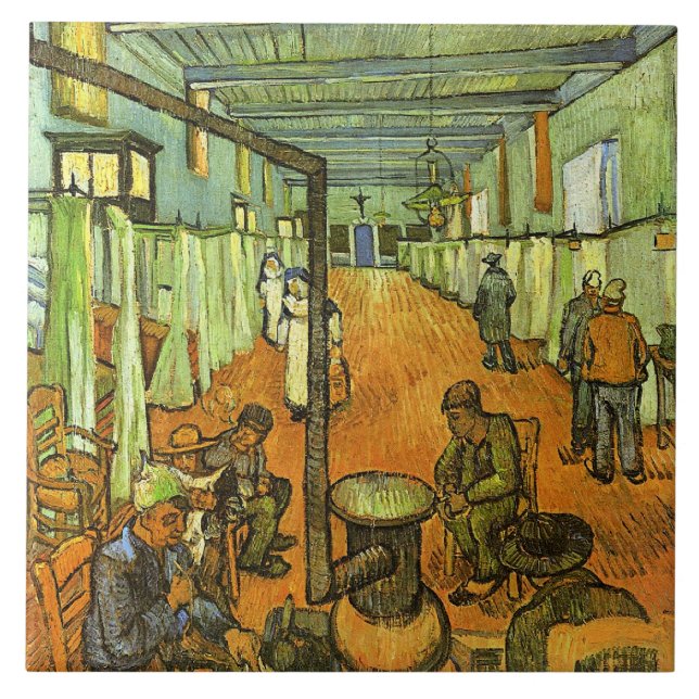 Van Gogh, Enfermaria no Hospital, (Frente)