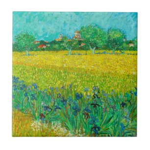 Van Gogh Field com Irrises Perto de Arles