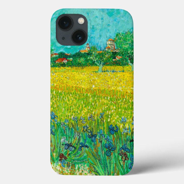 Van Gogh Field com Irrises Perto de Arles (Verso)