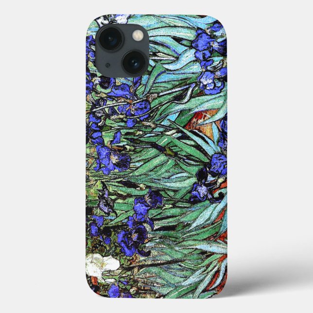 Van Gogh Irises Flower iPhone 6 Tough Extreme Case (Verso)