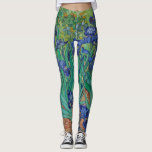 Van Gogh Irises Leggings<br><div class="desc">Van Gogh Irisa Leggings Arte Wearable do nosso artista favorito Van Gogh. Vista irlandeses para sua classe de ioga,  compro de café,  ou para uma corrida! Subidas por Van Gogh 1889</div>