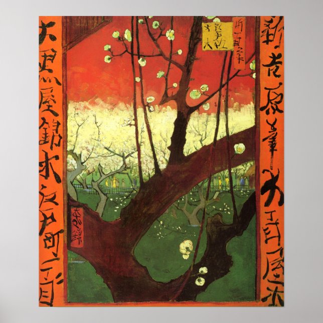 Van Gogh Japonaiserie Poster (Frente)