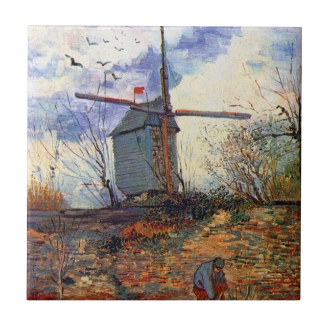 Van Gogh - Le Moulin De La Galette Windmill (Frente)