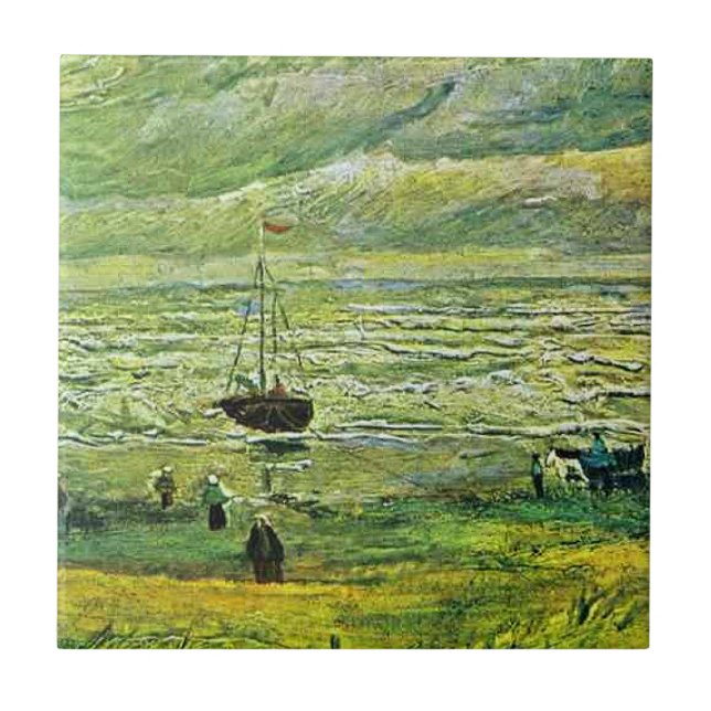 Van Gogh - Margens de Scheveningen, (Frente)