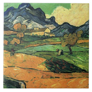 Van Gogh - Monte Gaussier, pintura famosa,