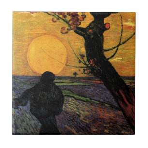 Van Gogh; O Semeador, Agricultor Camponês Vintage