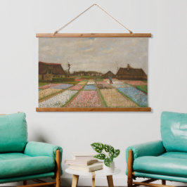 Van Gogh Old Art Flower Beds Na Holanda Wood Wall