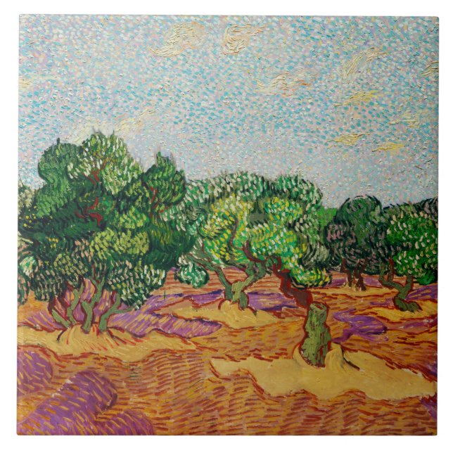 Van Gogh - Oliveiras,  (Frente)