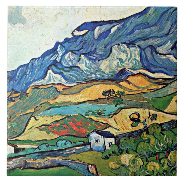 Van Gogh - Paisagem De Montanha Les Alpilles (Frente)
