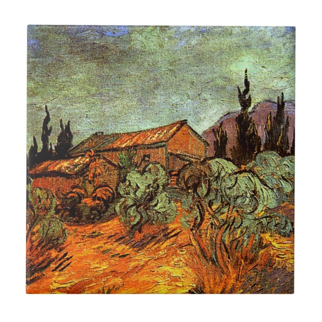 Van Gogh - Paisagem de Neve (Frente)