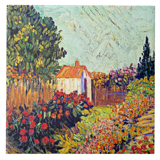 Van Gogh - Paisagem, famosa pintura (Frente)