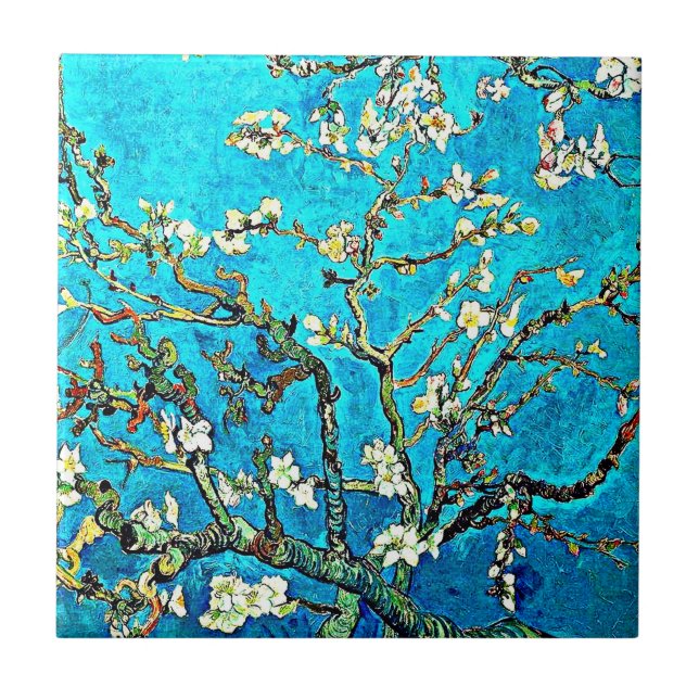 Van Gogh - Ramificações com Almond Blossoms (Frente)