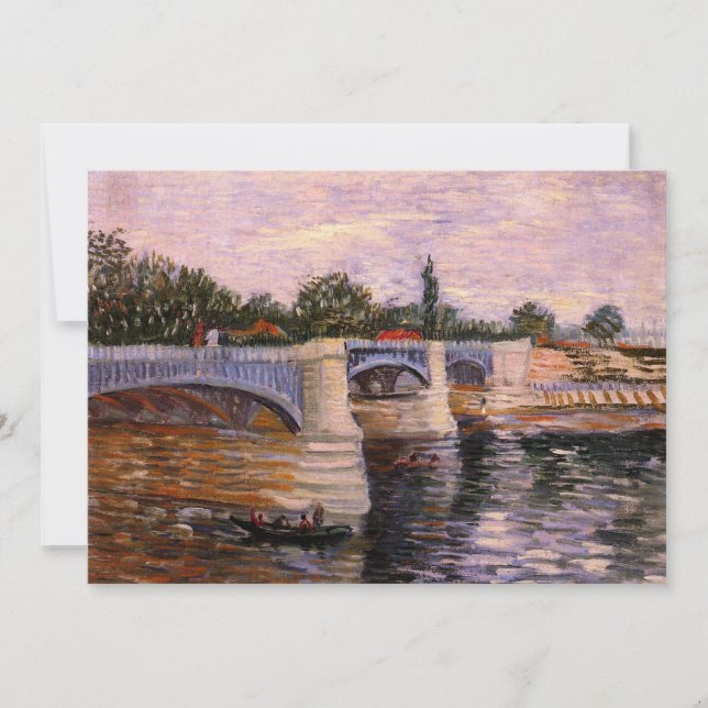 Van Gogh Rio Sena com Pont del Grande Jette (Frente)