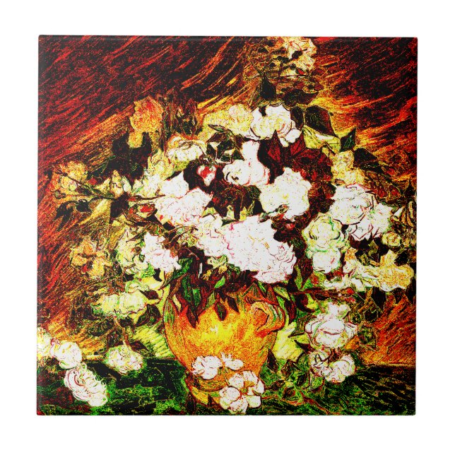 Van Gogh - rosas (Frente)
