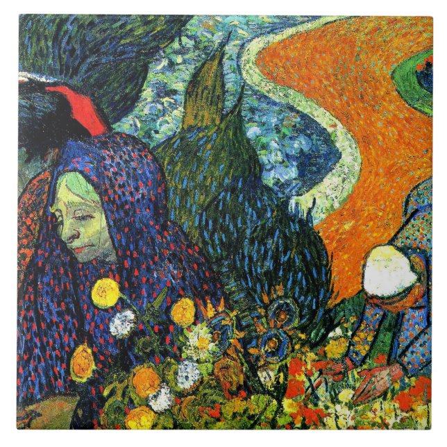 Van Gogh - Senhoras de Arles, (Frente)