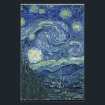 Van Gogh Starry Night<br><div class="desc">Sobre a Noite Estrelada\ é uma pintura do artista holandês poste-impressionista Vincent van Gogh. A pintura retrata a vista do lado de fora de sua janela do sanatório à noite, embora tenha sido pintada da memória durante o dia. Desde 1941 está na coleção permanente do Museu de Arte Moderna em...</div>