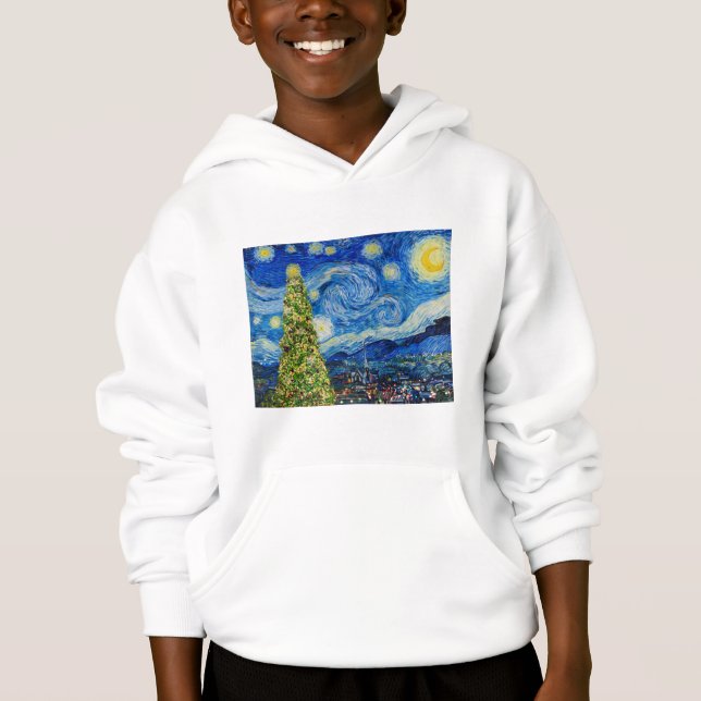 Van Gogh Starry Night - Árvore de Natal (Frente)