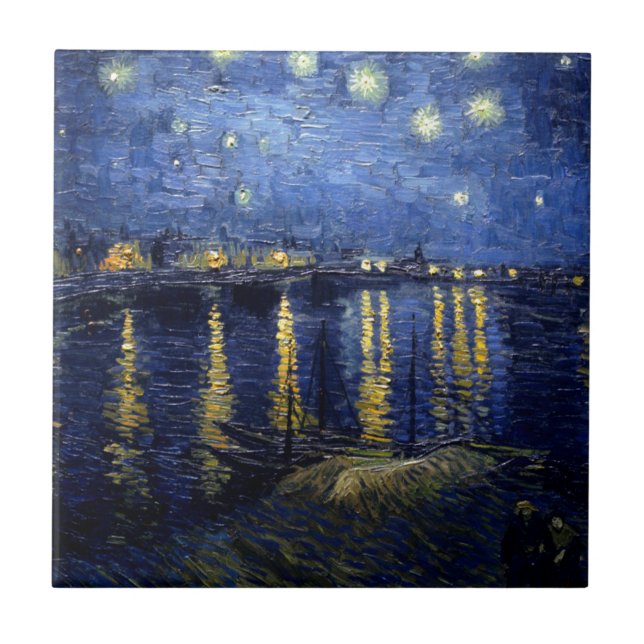 Van Gogh Starry Night Over Rhone (Frente)