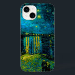 Van Gogh Starry Night Over the Rhône<br><div class="desc">capas de iphone com a pintura a óleo de Vincent van Gogh,  "Starry Night Over the Rhône" (1888). As estrelas amarelas brilhantes decoram o céu azul noturno como um casal rolando ao longo de um riverbank em Arles. Um presente perfeito para fãs de Impressionismo Poste e arte holandesa.</div>