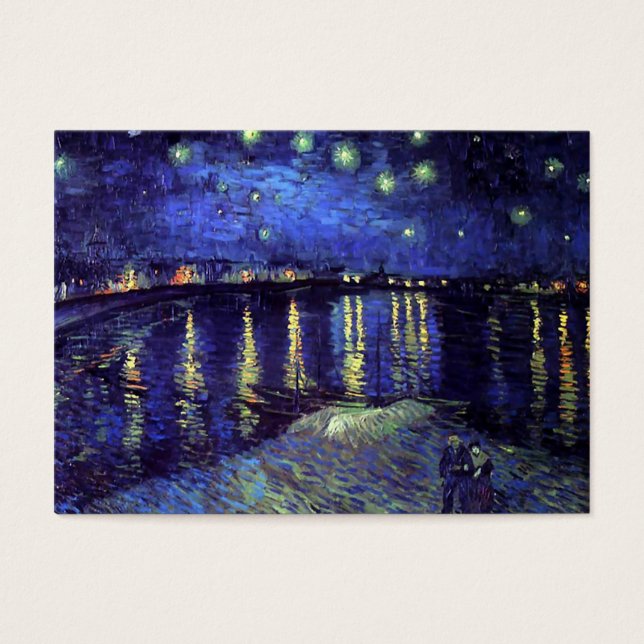 van gogh Starry night sobre o rhone (Frente)