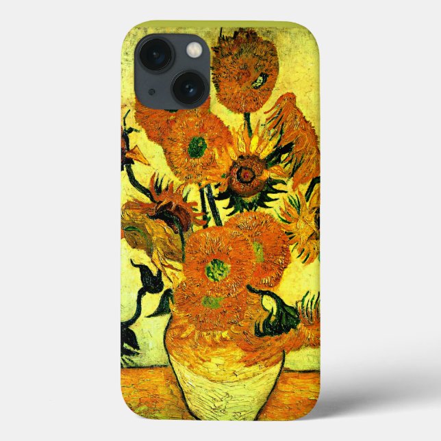 Van Gogh - Sunflower, 14, Case-Mate capas de iphon (Verso)