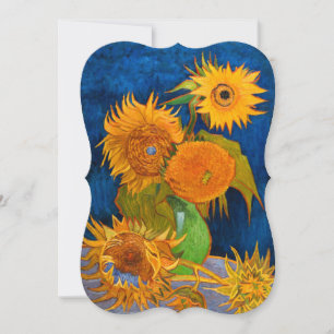 Van Gogh Sunflower Card