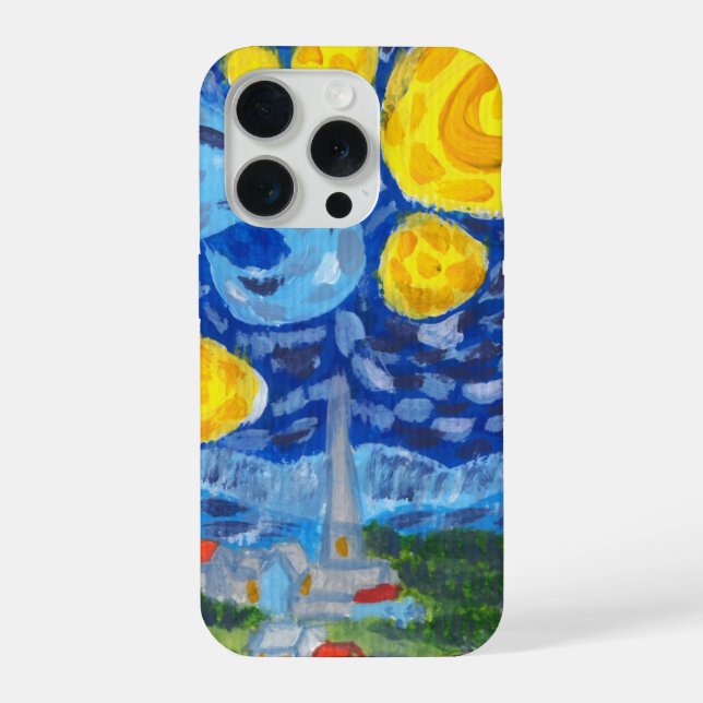 Van Gogh, The Starry Night Phone Case (Verso)