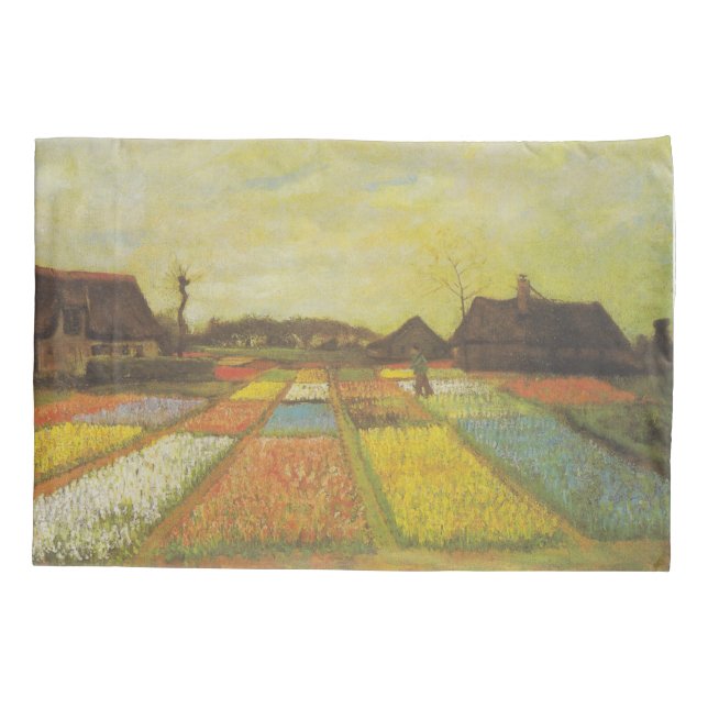 Van Gogh Tulip Fields Double Sided Travesseiro Cas (Verso)
