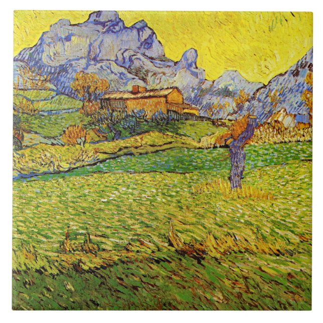 Van Gogh - Um Prado na Montanha, (Frente)