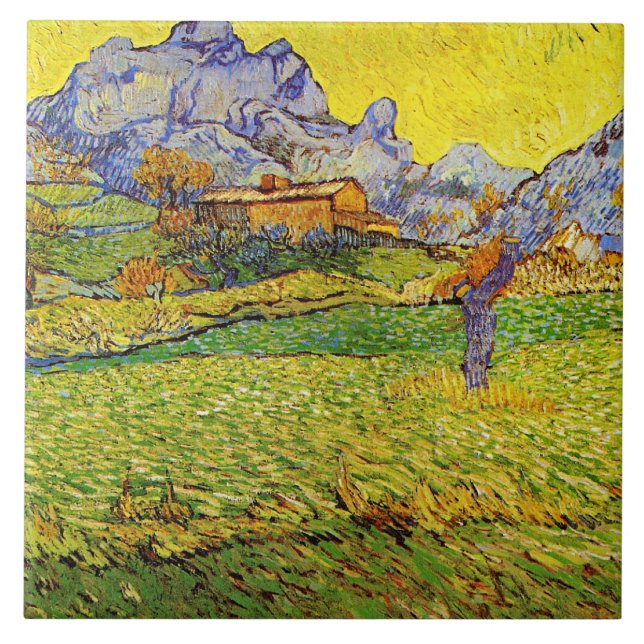 Van Gogh - Um Prado nas Montanhas (Frente)