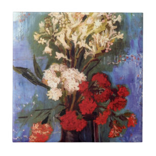 Van Gogh - Vaso Com Cravos e Outras Flores