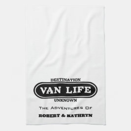"Van Life", Toalha Personalizada de Cozinha