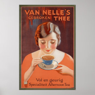 Van Nelle's Gebreak The Vintage Art Poster