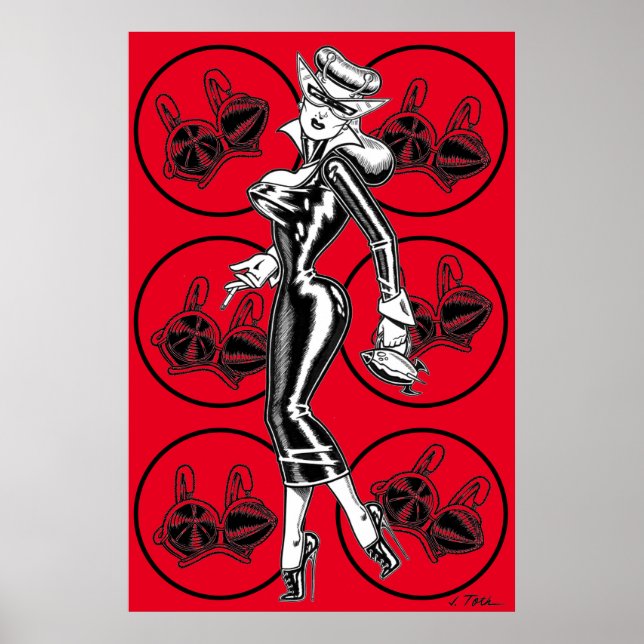 Vana DeVinyl™/Bizarre Fashions Poster (Frente)