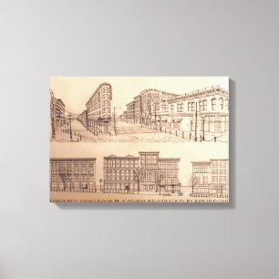 Vancouver Art Impressão Vancouver Gastown Art Canv