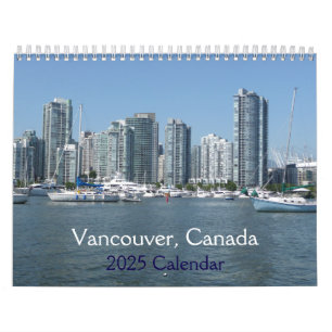Vancouver, Calendário 2025 do Canadá