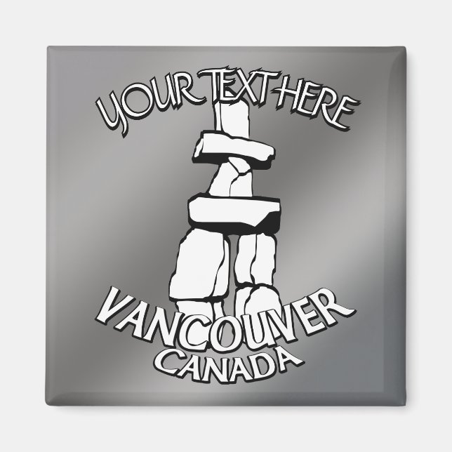 Vancouver Canada Imã de geladeira Souvenir Magnets (Frente)