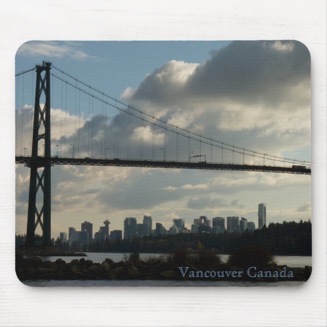 Vancouver Canada Souvenir Mouse Pad Vancouver Gift (Frente)