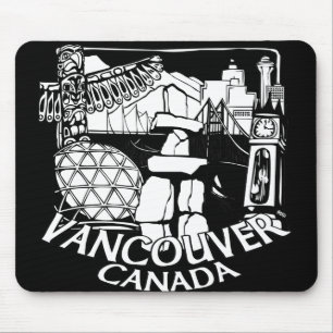 Vancouver Canada Souvenir Mousepad Vancouver Gifes