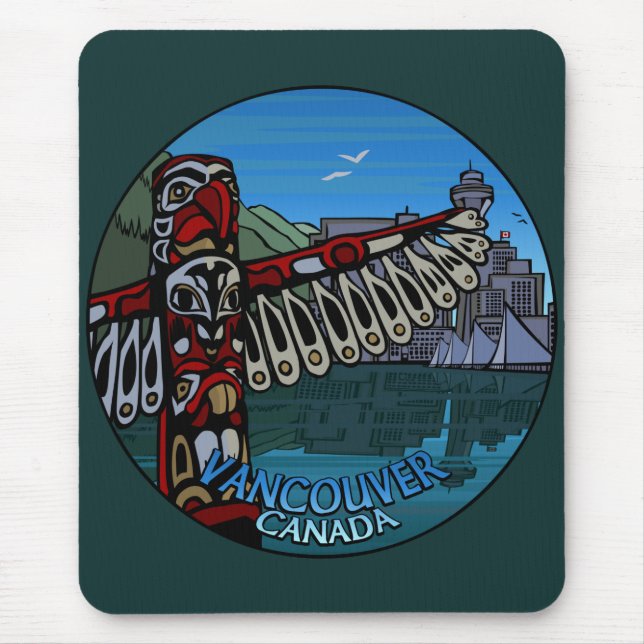 Vancouver Canada Souvenir Mousepad Vancouver Gifes (Frente)