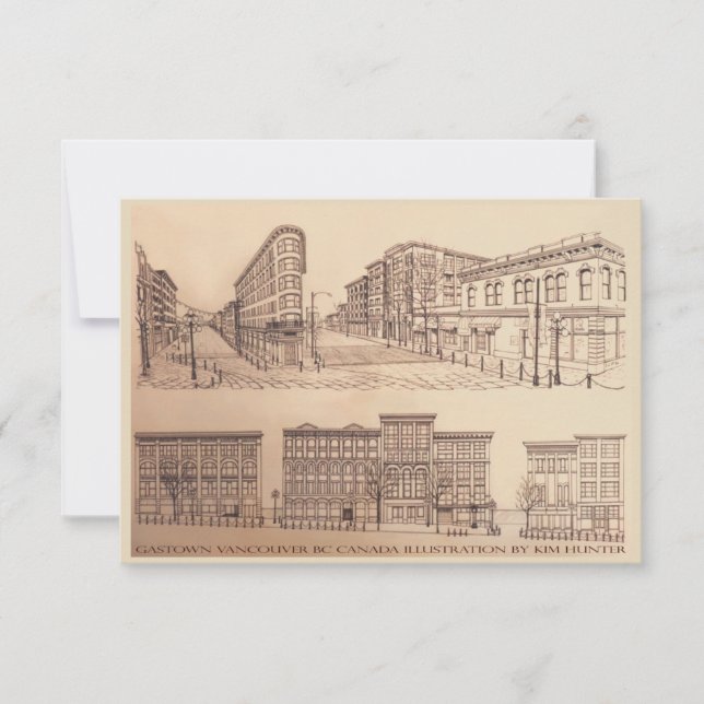 Vancouver Convites RSVP de Vancouver Personalizado (Frente)