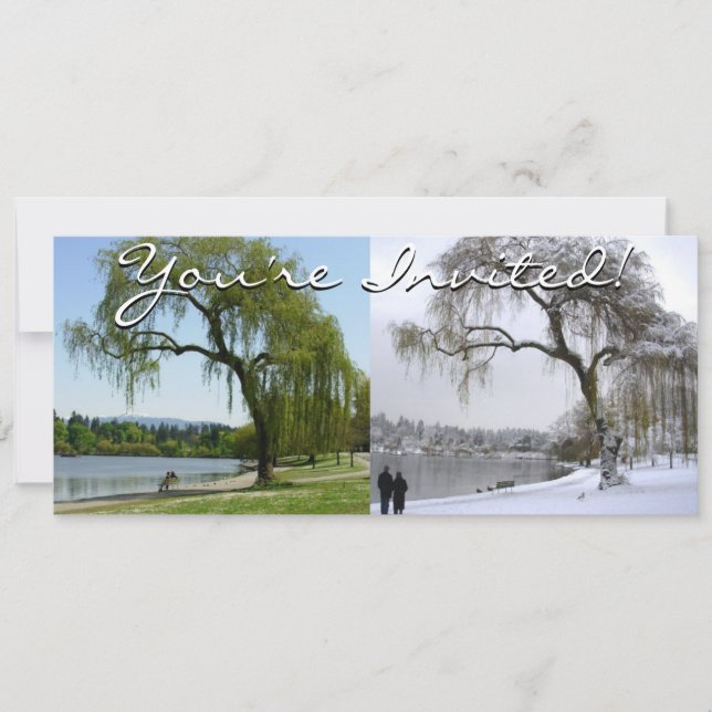 Vancouver Convites RSVP de Vancouver Personalizado (Frente)