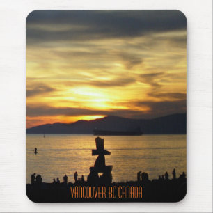 Vancouver Mousepad Souvenir Vancouver Sunset Gifes