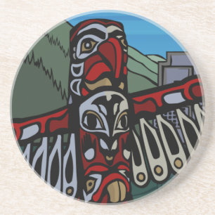 Vancouver Souvenir Porta copos Totem Pole Landmark
