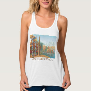 Vancouver Souvenir Tank Top Women's Totem Pole Top