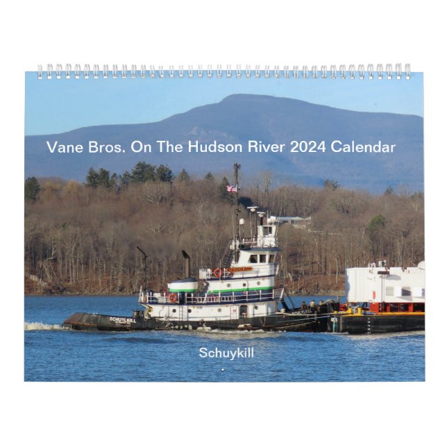 Vane Bros. Tugs No Calendário Do Rio Hudson De 202 (Capa)