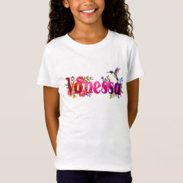 Vanessa - Camisa Personalizada - Para Crianças
